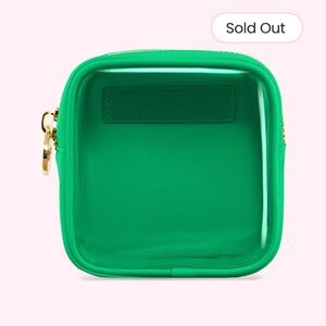 Stoney Clover Lane Avocado mini clear front pouch